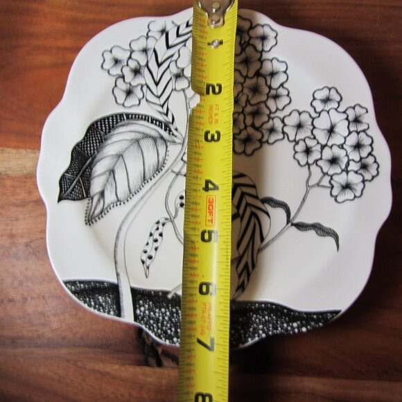 Anthropologie Florence Balducci Floral Canape Plate wild masquerade (W5022) - Picture 2 of 6